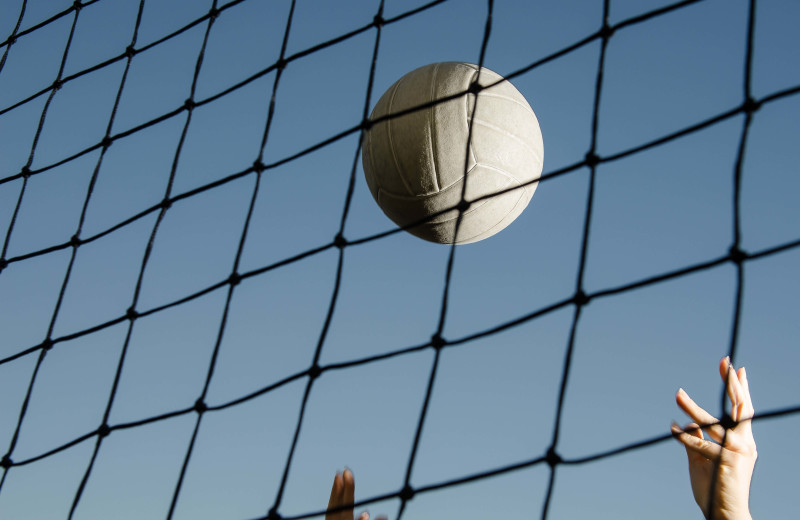 Volleyball net at Westgate Branson Woods Resort.