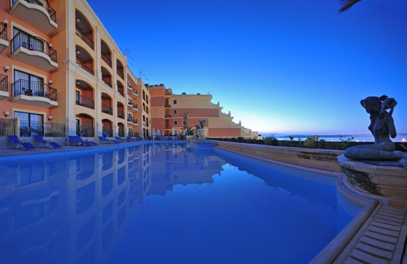 Outdoor pool at L-Imgarr Hotel Gozo.