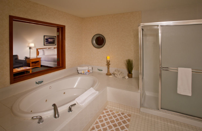 Guest bathroom at The Inn at Gig Harbor.