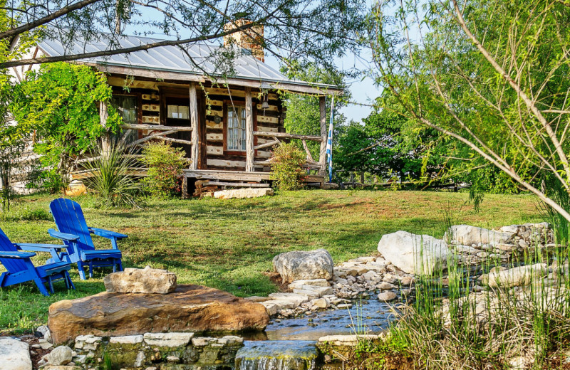 Cabin exterior at Barons Creekside.