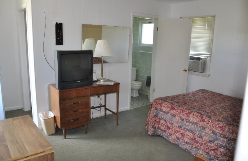 Guest room at Mecca Motel.