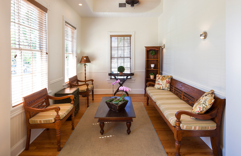 Living room at Southernmost Inn.