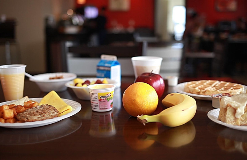 Breakfast at Berlin Grande Hotel.
