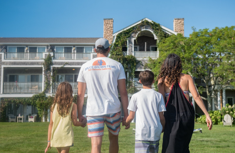 Family at Winnetu Oceanside Resort.