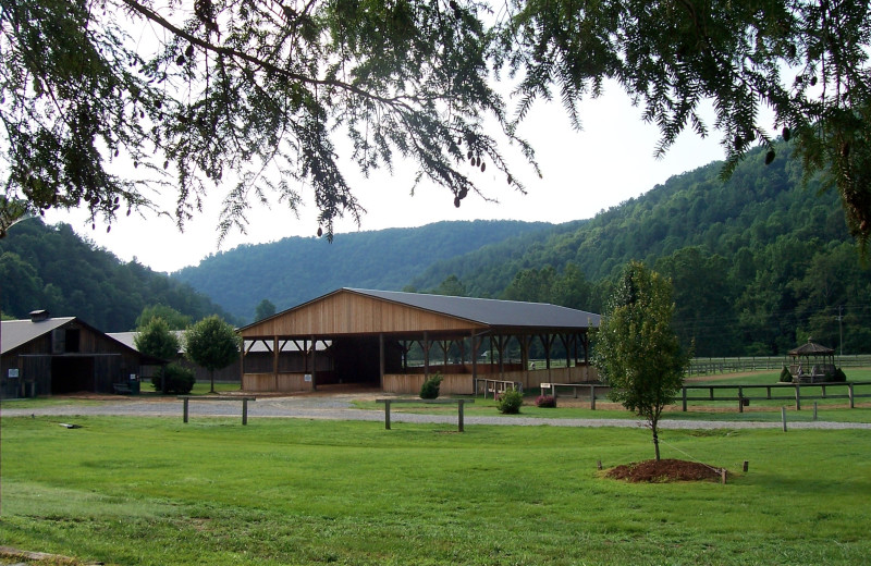 Exterior view of Leatherwood Mountains Resort.