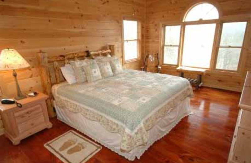 King Bedroom at JP Ridgeland Cabin Rentals
