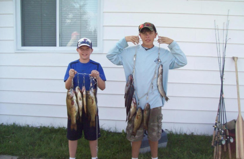 Fishing at Bay Wolf Camp.