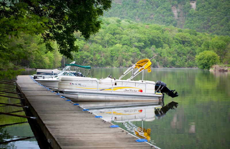 Dock at Heritage Cove.