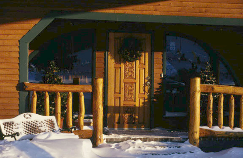 Porch at The Mountain Inn.