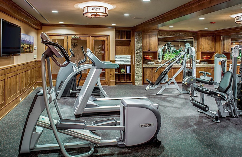 Fitness room at Wyoming Inn of Jackson Hole.