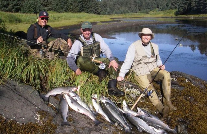 Fishing at Port Lions Lodge.