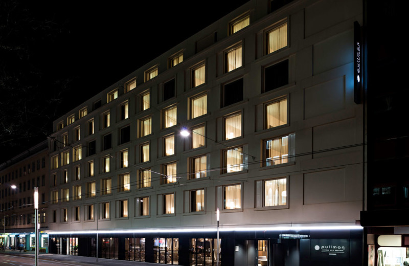 Exterior view of Hotel Pullman Basel Europe.