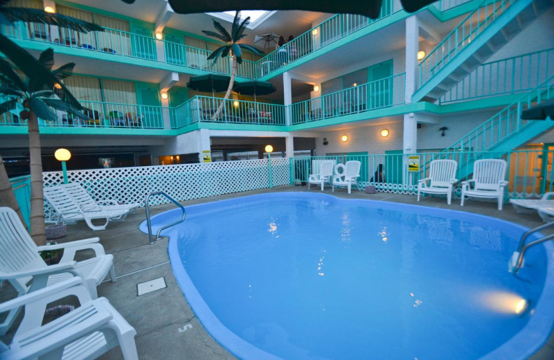 Outdoor pool at Sea Scape Inn.