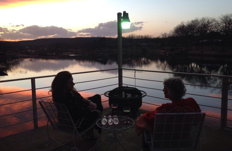 Lake view at Hill Country Lake House.