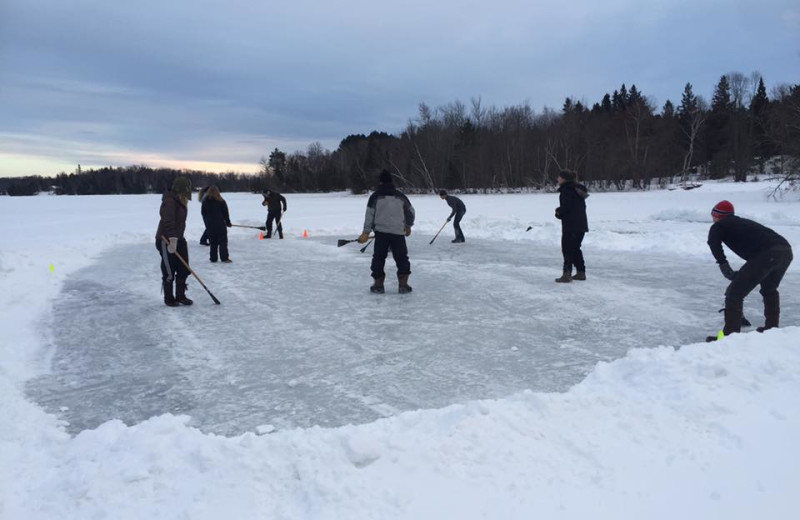 Skating at Sunset Point Resort.