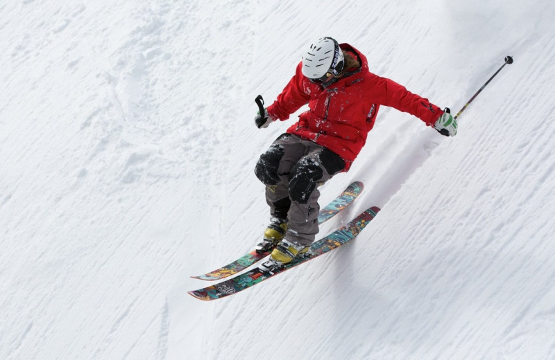 Skiing near Ferringway Condominiums.