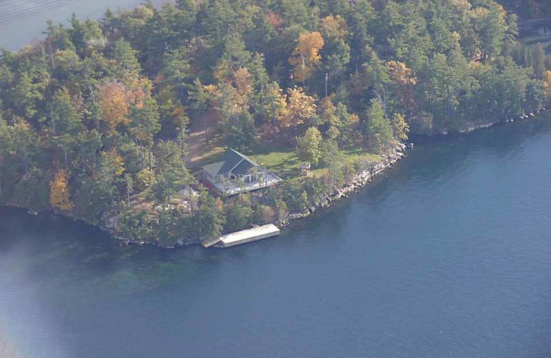 Aerial View of Pine Tree Point Resort