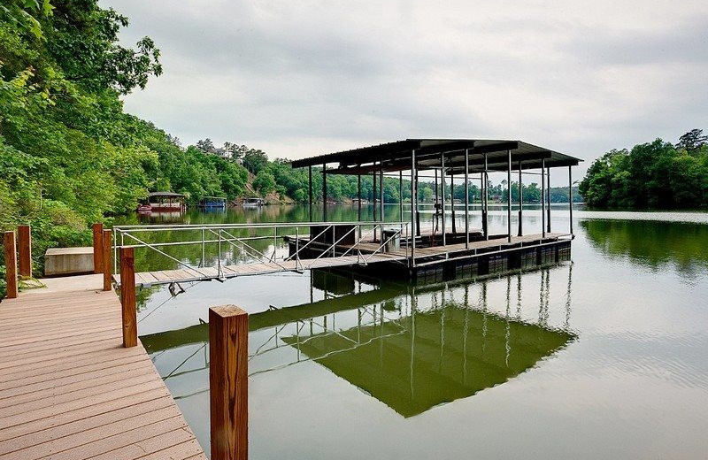 Rental dock at BlueSky Vacation Homes.