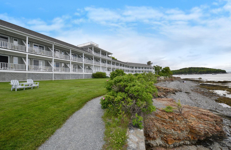 Exterior view of Bar Harbor Inn & Spa.