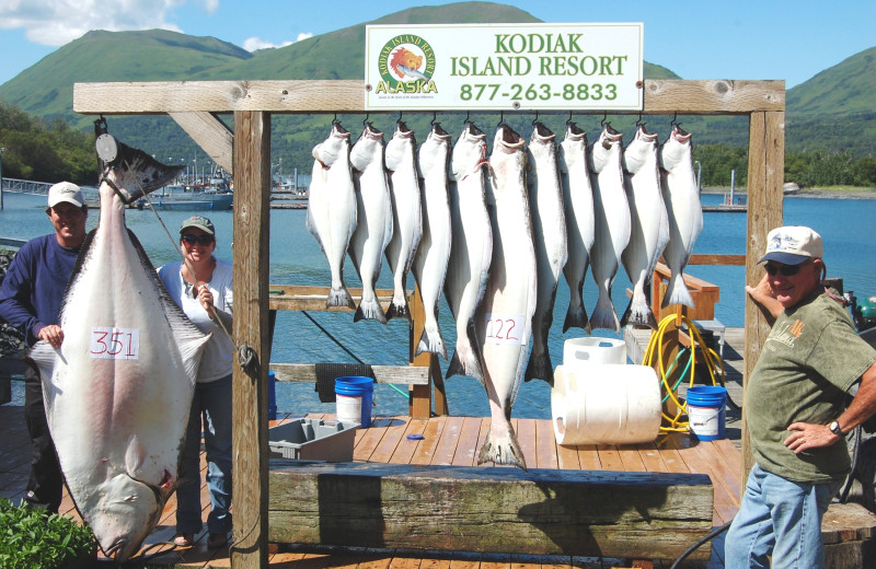 Fishing at Alaska's Kodiak Island Resort.