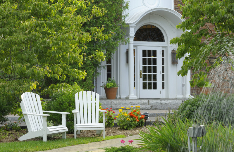 Garden at The Spa at Norwich Inn.