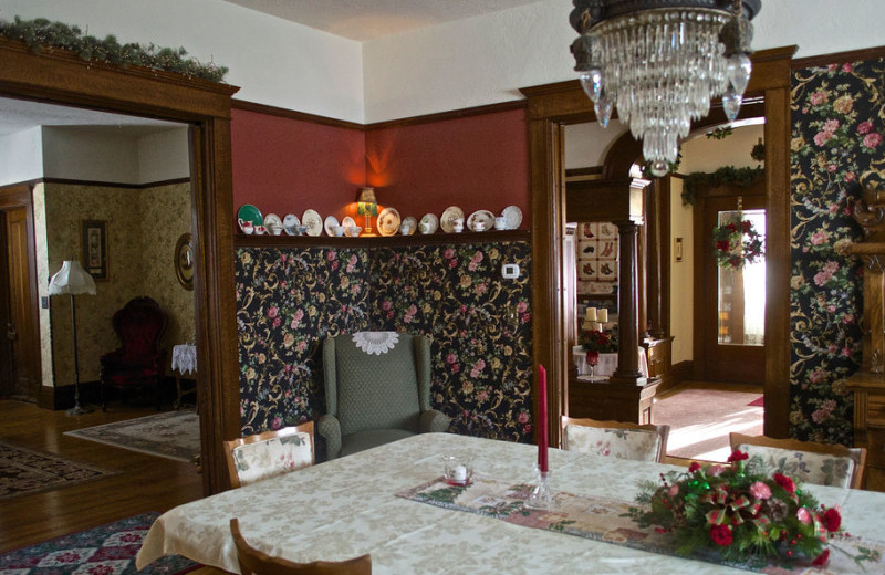 Dining room at The Lodge at Camden Hills.
