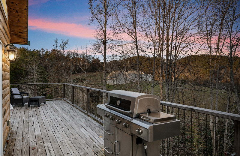 Deck at American Patriot Getaways - Sugar Bear.