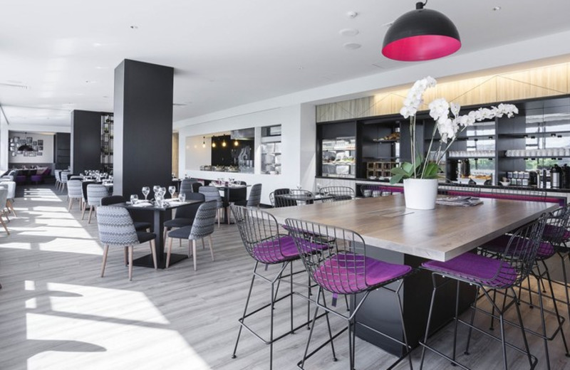 Dining room at Mercure Hotel Brisbane.