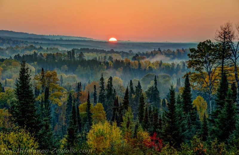 Sunset at Cascade Lodge