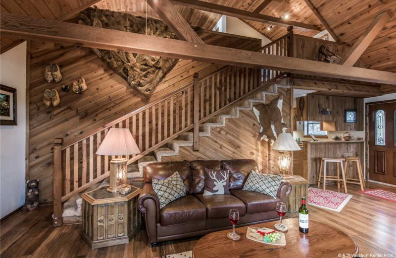Rental living room at Vacation Rental Pros - Ruidoso.