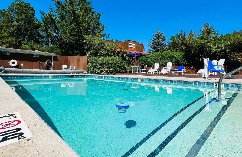 Outdoor pool at Colorado Trails Ranch.