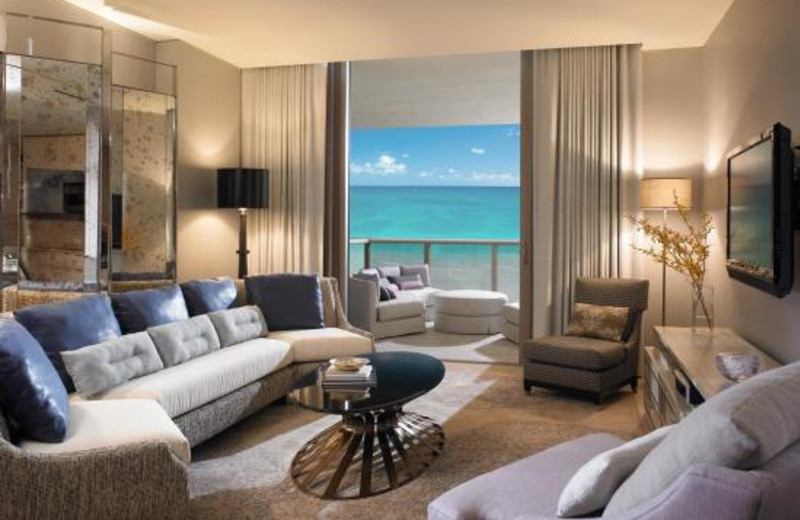 Guest room at The St. Regis Bal Harbour Resort.