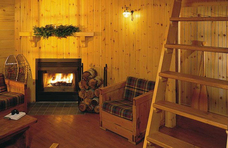 Cabin interior at Fairmont Kenauk at Le Chateau Montebello.