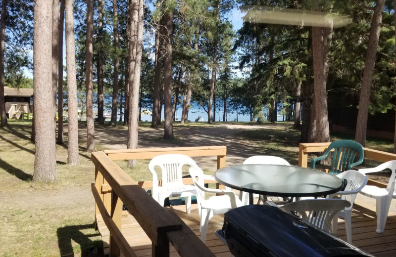 Lake view at Evergreen Bay Resort.