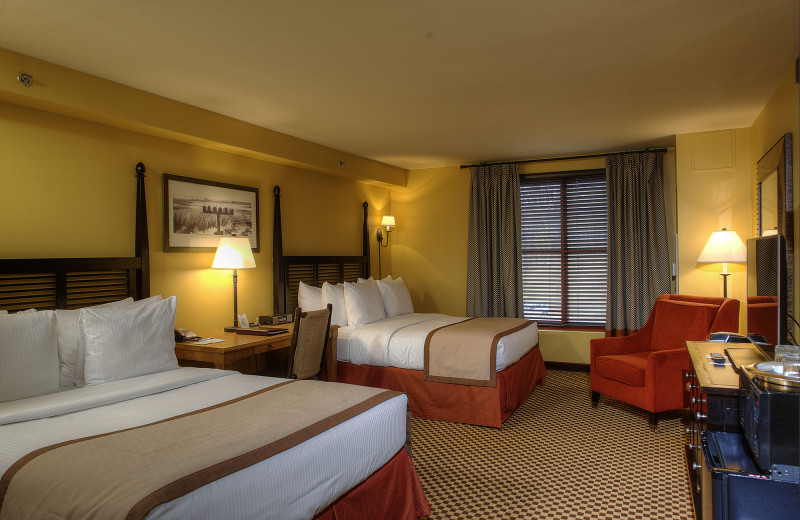 Guest bedroom at Bear Creek Mountain Resort.