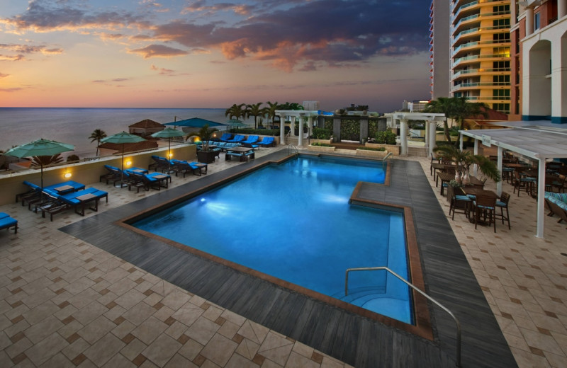 Outdoor pool at Marriott's BeachPlace Towers.