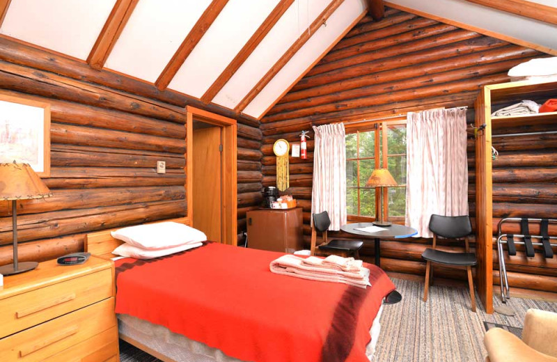 Cabin accommodations at Manotak Lodge