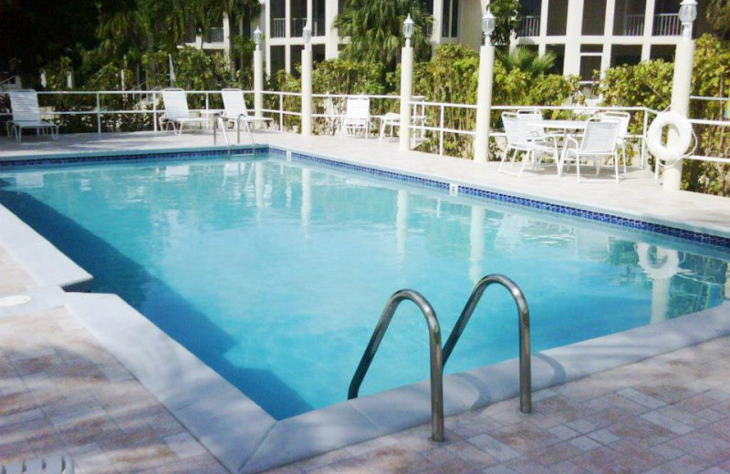 Outdoor pool at Island Houses of Cayman Kai.