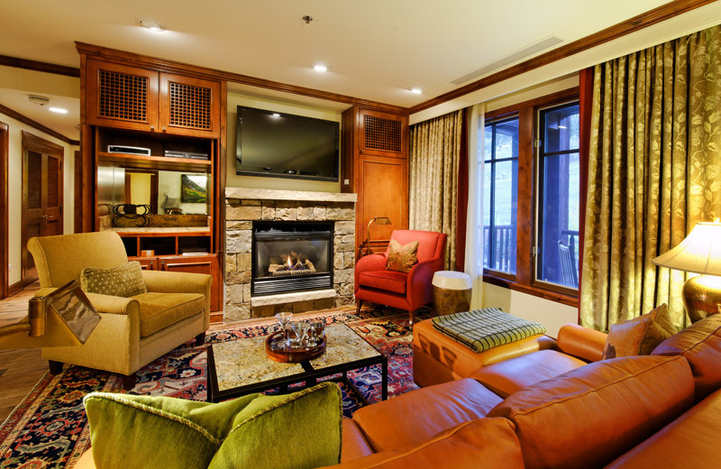 Rental living room at Frias Properties of Aspen.