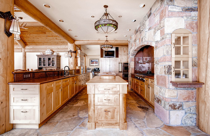 Rental kitchen at Breckenridge Rentals by Owner.