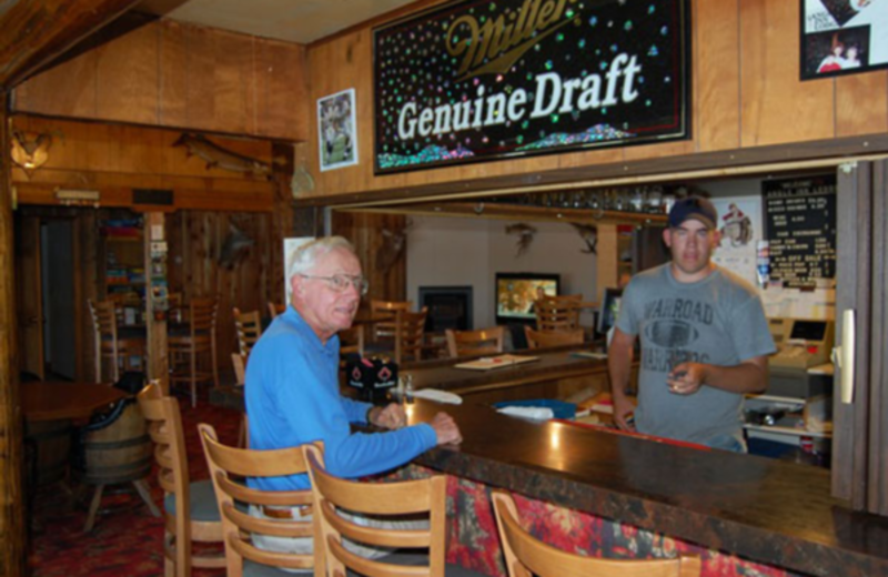 Dining at Angle Inn Lodge.