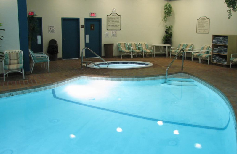 Indoor pool at Inns of Banff.