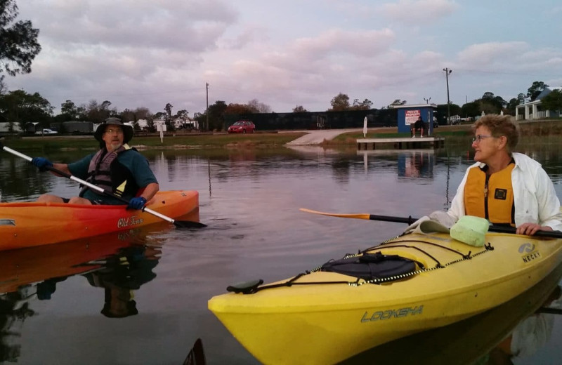 Kayaking at Camp Florida Resorts.