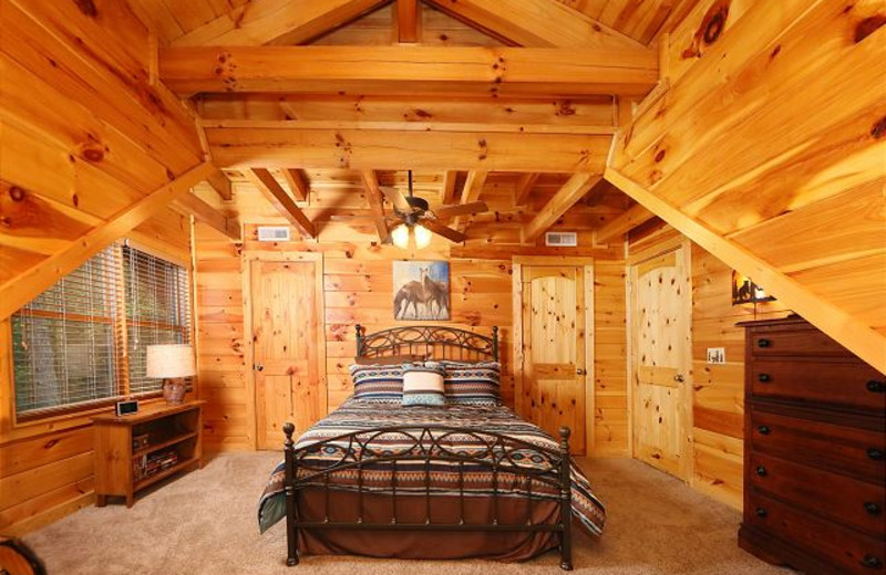 Rental bedroom at Eden Crest Vacation Rentals, Inc.