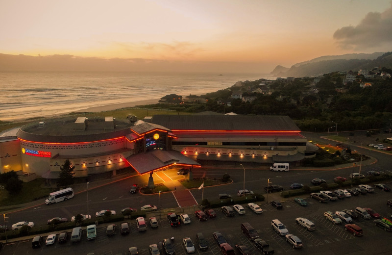 Exterior view of Chinook Winds Casino Resort.