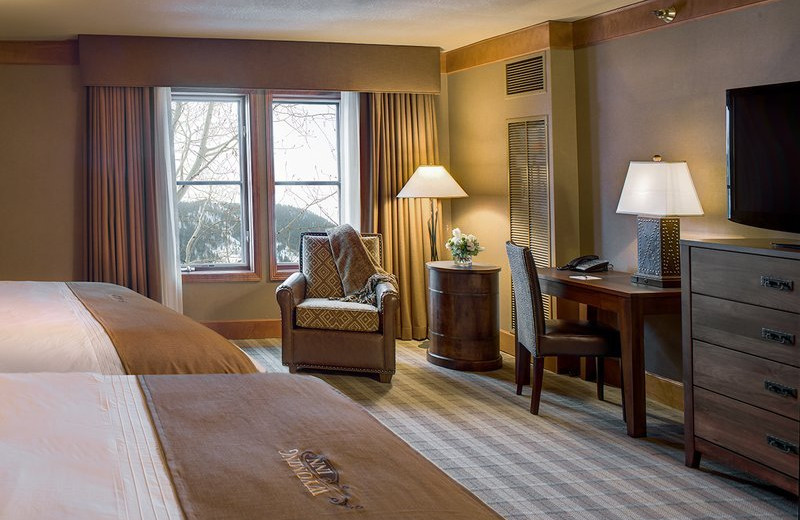 Guest room at Wyoming Inn of Jackson Hole.