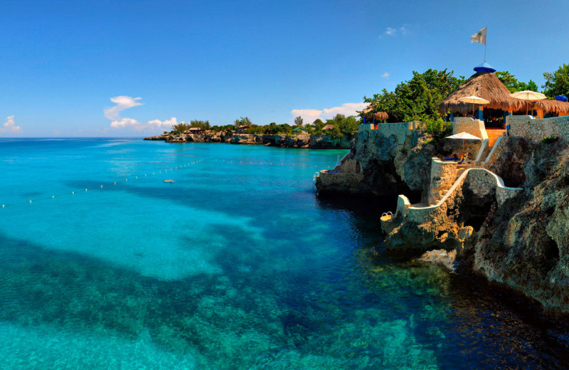 Exterior view of The Caves Resort.