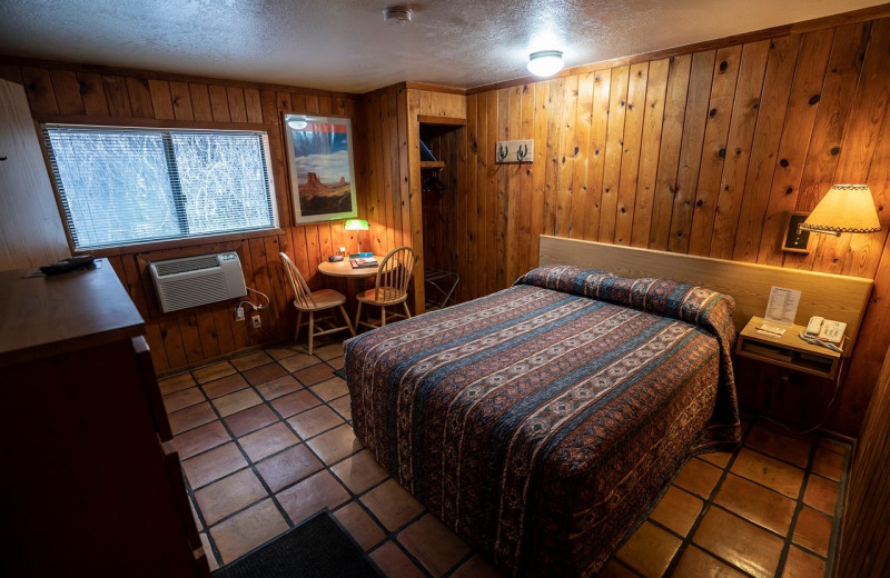 Guest room at Redstone Inn.