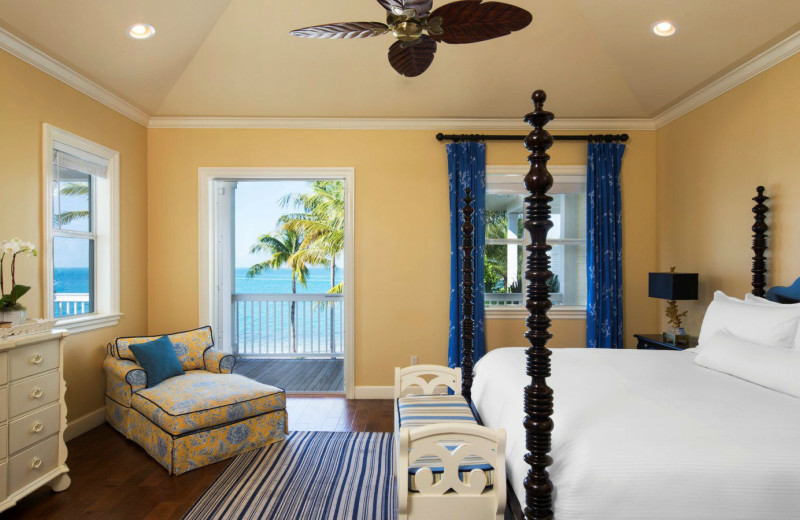 Cottage bedroom at Sunset Key Guest Cottages, a Luxury Collection Resort.