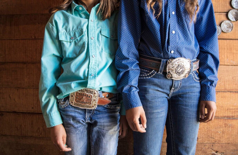 Riding outfits at 4UR Ranch.